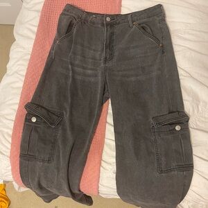 S.O.N.G. Cargo Street Jeans Black